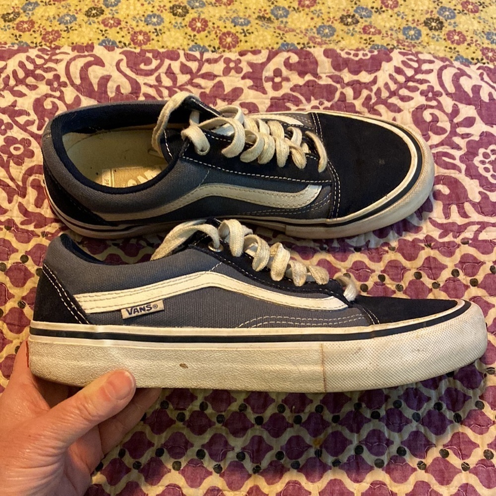 Vans two tone blue with white accents size 6 - Picture 6 of 6